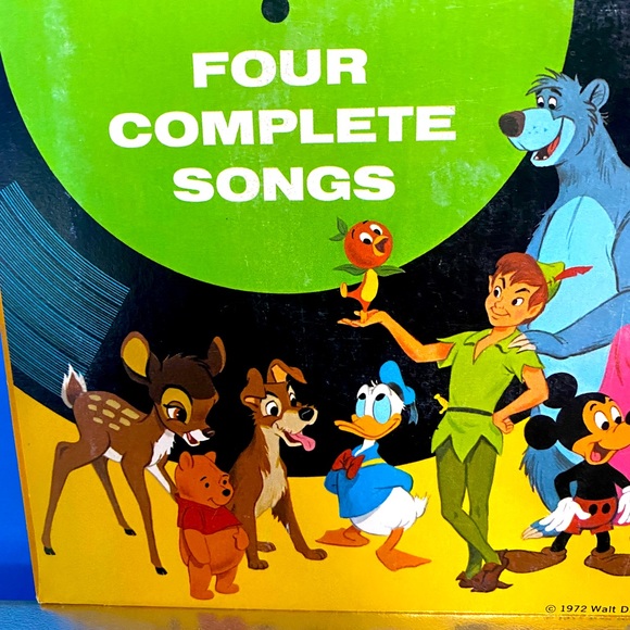 WALT DISNEY VTG 70s PRESENTS ACTING OUT THE A B C’S DISNEYLAND VINYL RECORD 7” - Picture 5 of 15